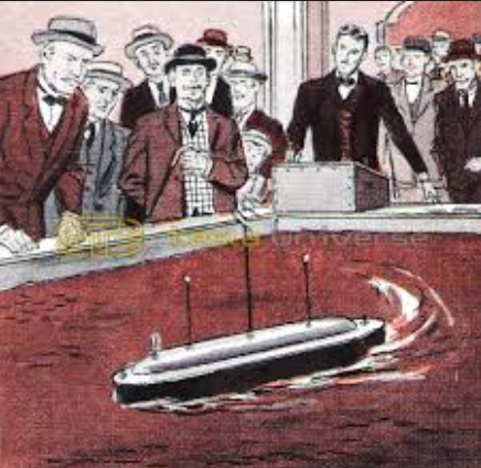 Imagem das ondas da corrente alternada.